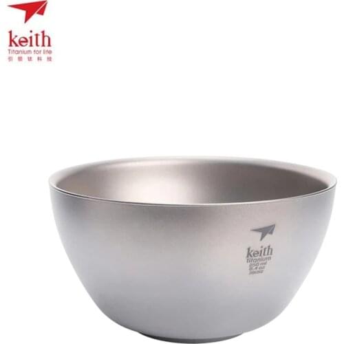 250ml Bowls Kitchen Soup Noodle Rice Bowl Titanium Thickened Double Layer Thermal Insulation Bowl Titanium Fruit Plate