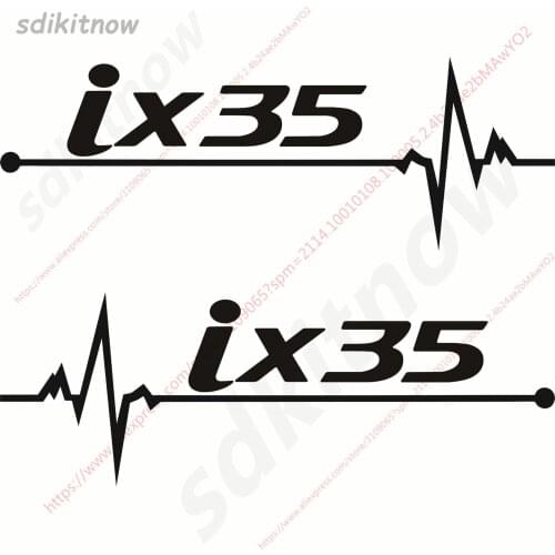 1pair Heart Car Decal Sticker Styling Windows Door Decoration For hyundai ix20 ix25ix30 ix35 ix45 ix 20 30 35 2012 accessories