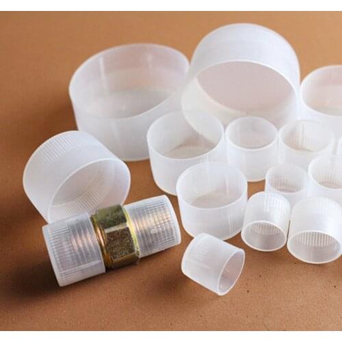 Plastic Vinyl Round End Caps Shelf Organizer Tip Caps Wire Thread Rebar Protector Cover Bolt Nut Protection Caps Cover M26-M42