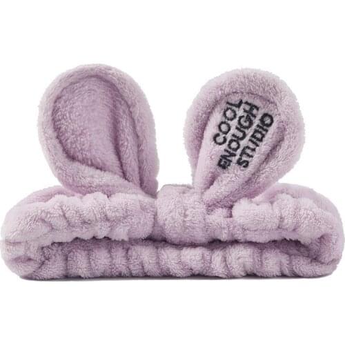 Cute Plush Rabbit Ear Hair Band Makeup Face Wash Lady Headband Bathing Bear Headdress Girl Hair Accessories For Women Gifts