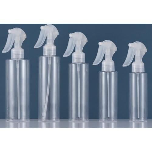 Empty Spray Bottle Plastic Hand Buckle Pump Sprayer Use For Alcohol Sterilization Travel Carry 100ml/120ml/150ml/200ml/250ml