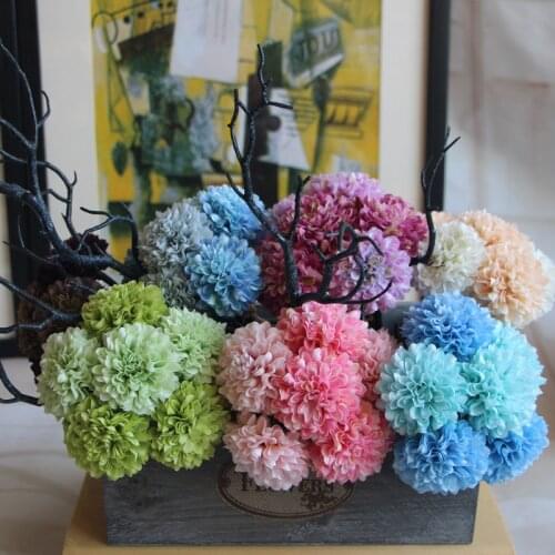 Christmas Decoration Silk hydrangea artificial flowers wedding home decor big fake flowers DIY hotel party wreath supplies