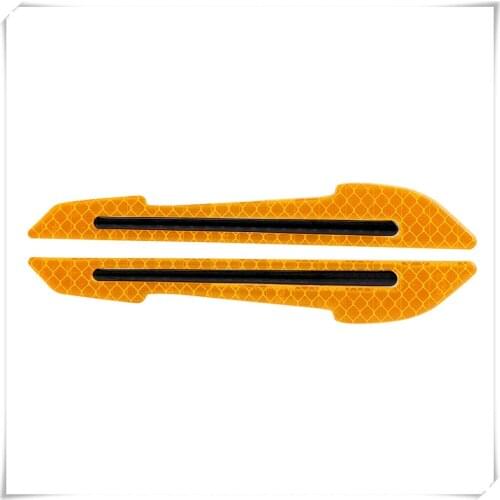 2pcs Car Exterior Styling Reflective Sticker Tape for Fiat Tipo Qubo Panda Mobi 500X Argo 500L 124 Croma Linea Ulysse