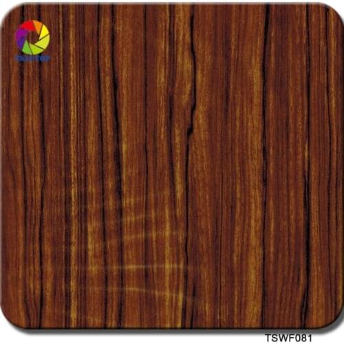 TSAUTOP Size 0.5m x 20m hydro graphic film transfer water transfer printing wood pattern film for aqua print WDF081