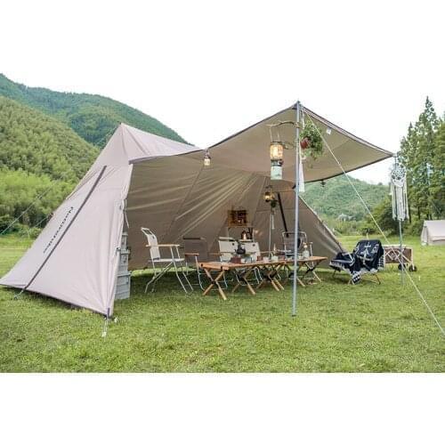 Naturehike cloud cover super large a tower canopy tent outdoor large camping rain proof sunshade