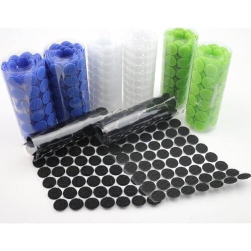 100Pairs 10-30mm Self Adhesive Fastener Tape Dots Stickers Strong Hook And Loop Magic Sticker Nylon Velcros Adhesive Dual Lock