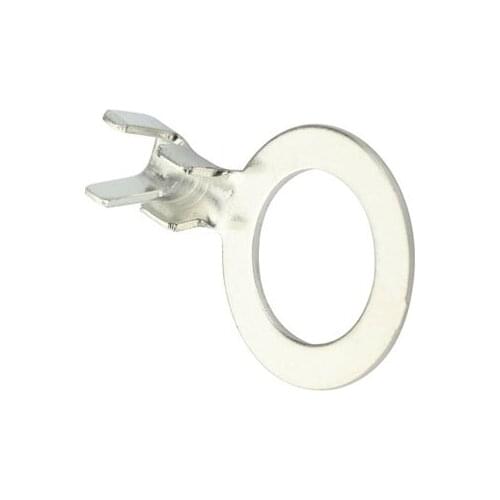 100PCS 12mm hardware car terminal block round ring ear cold pressed opening nose