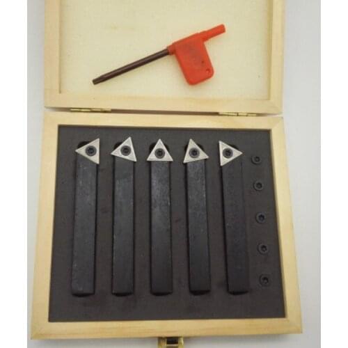 5pcs12 inch High-precision Wood Turning Tool CNC Turning Tool Titanium-plated CNC Lathe Processing Carbide CNC Chisel