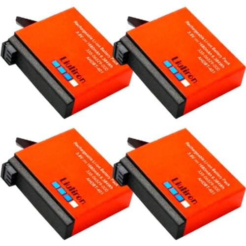 1680mAh hero4 Battery akku for Gopro Hero 4 Batteries Go Pro Hero4 bateria AHDBT 401 Action camera Accessories