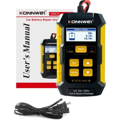 Car Battery Charger Battery Analyzer Battery Voltage Tester Car Battery Repair Chargers Cricut Load Monitor Tool