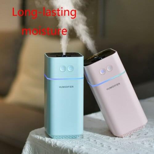 Car Air Humidifier USB Charging Spin Discoloration Led Night Light 200mL Air Freshener Humidifier For Home Car Office