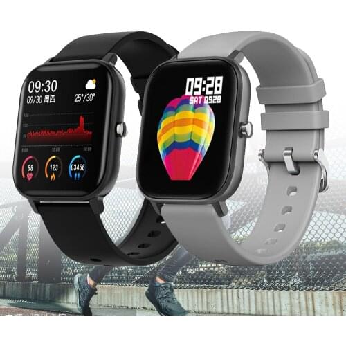 Fitness Full Screen Touch 240*240 Smart Watch Men Women Heart Rate Monitor Weather Forecast Custom Dial Watch For Huawei xiaomi