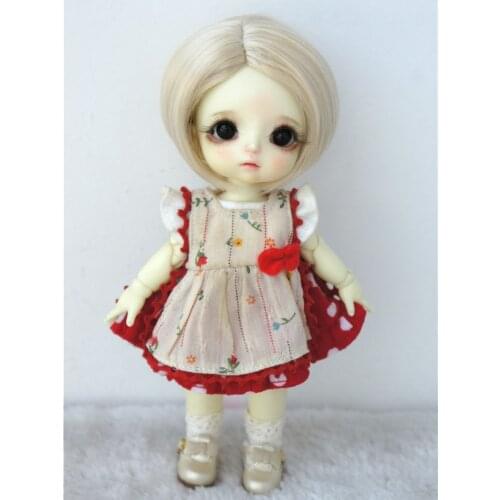 JD591 1/12 1/8 Fashion Short BJD Synthetic Mohair Doll Wig Suit for Size 4-5inch and 5-6inch doll Wholesale Doll Hair