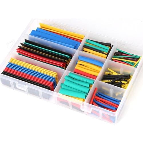 Heat shrink tube kit Insulation Sleeving and Waterproof solder ring terminal Insulated Butt Splices Wire Connectors assorted set