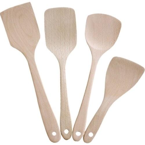 Natural bamboo cooking shovel spoon cooking fried shovel bamboo Rice spoon bamboo shovel sets Home Kitchen Cooking Tools