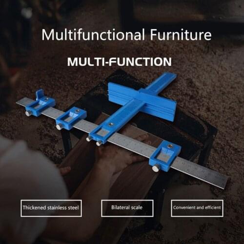 New Drill Punch Locator Adjustable Drilling Dowelling Hole Saw Locator Hand Tool