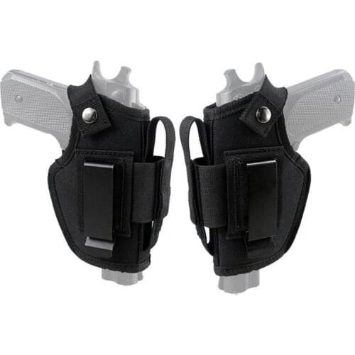 Hunting Left Right Hand Gun Holster Tactical Airsoft Concealed Carry Belt Clip Holsters for Adjustable Universal Pistol Case