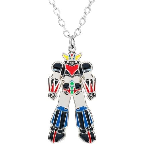 Anime UFO Robot Grendizer Cosplay Pendant Necklace Mazinger Z UFO ROBO Zinc Alloy Chain Necklace Lovely Classic Gift Accessories