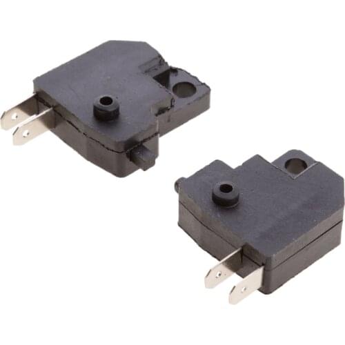 2 Pieces Front & Rear Brake Lever Stop Switch for Motorcycle ATV Scooter Interruptor de palanca de freno