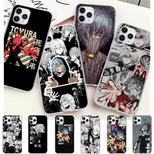 My Hero Tomura Shigaraki Transparent Phone Case Cover For IPhone 12 11 Pro Max Xs X Xr 7 8 6 6s Plus 5 5s Se 2020