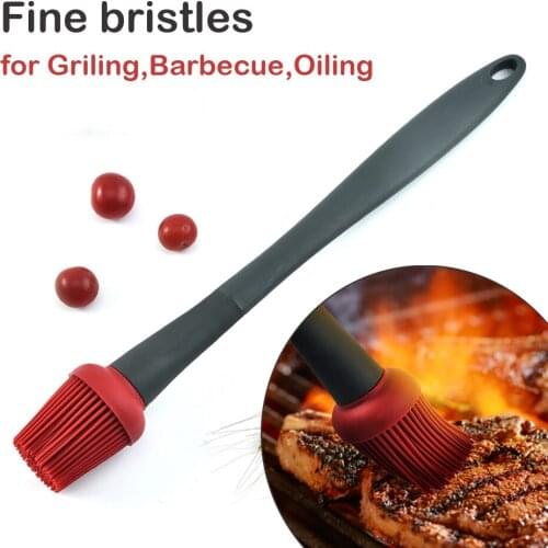 Barbecue Brush Basting Oil Brush Silicone Baking Cooking BBQ Tools Barbecue Oil Bottle Brush Kitchen Grilling Tools High Tempera