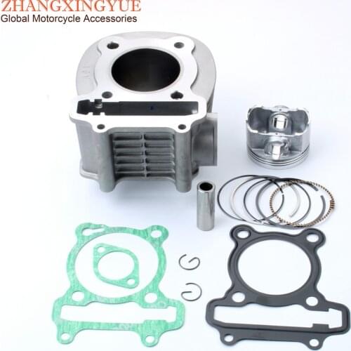 Scooter 57.4mm Cylinder Block Kit for Sym XS150T-5 / 8 JP150 150cc 4-Stroke