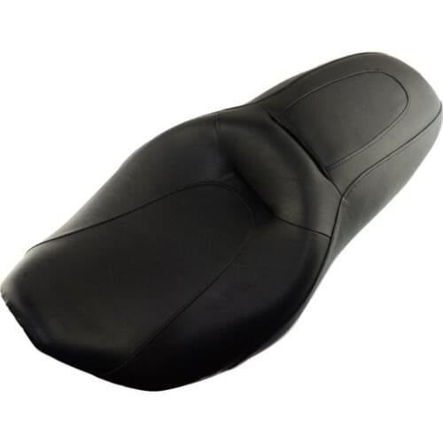 Motorcycle Sundowner Comfort Driver & Passenger Cushion Seat 2-up For Harley Touring Street Glide Road King 2007-2015