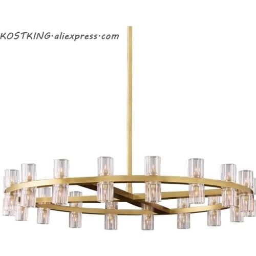 Nodic design modern living room LED chandelier crystals lamp gold dinning room kroonluchter ,luxury hotel lights