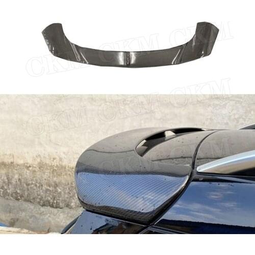 Dry Carbon Fiber /FRP Unpainted Material Rear Roof Spoiler for Mercedes Benz GLE Class W167 GLE53 AMG SUV 2020 UP Auto Styling