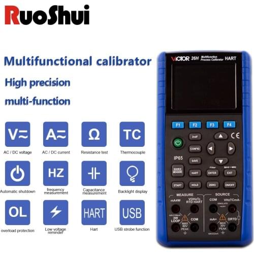 RuoShui 26 Multifunction Process Calibrator Signal Generator with Accuracy of 0.01% Victor