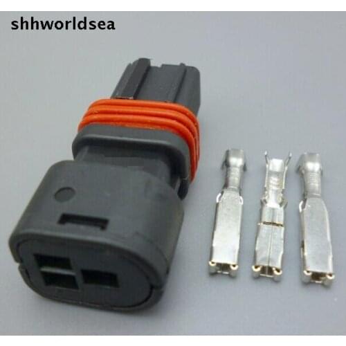 Worldgolden 5/30/100sets kit 1.5mm 3p 3way auto wire harness connector