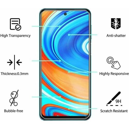 9H Tempered Glass Screen Protector for Xiaomi 10t Pro Lite HD Screen Protector anti scratch and Fingerprint