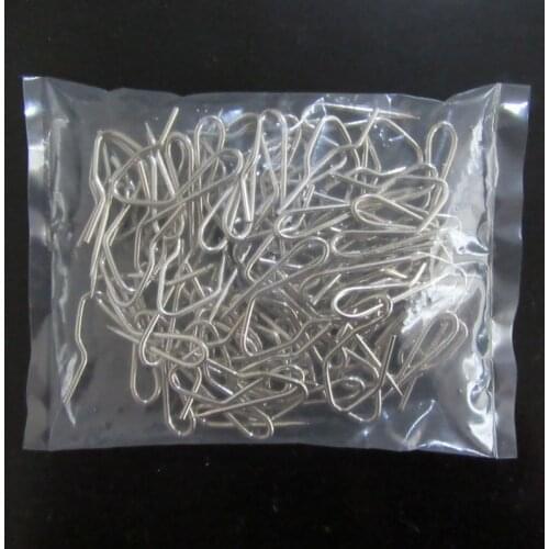 100pcs/bag Curtain Hooks S Shape Iron Wire Curtain Rod Holder Ceiling Installation Curtain Tieback Home Decor Accessory