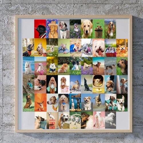 50PCS Wall Decorations Collage Kit Exqusite Aesthetic Art Pictures Room Decor Postcard Photo Art Black White