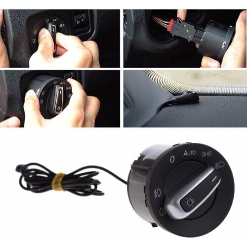 Light Sensor Auto Head Headlight Switch For Golf 5 6 MK5 MK6 Tiguan Touran