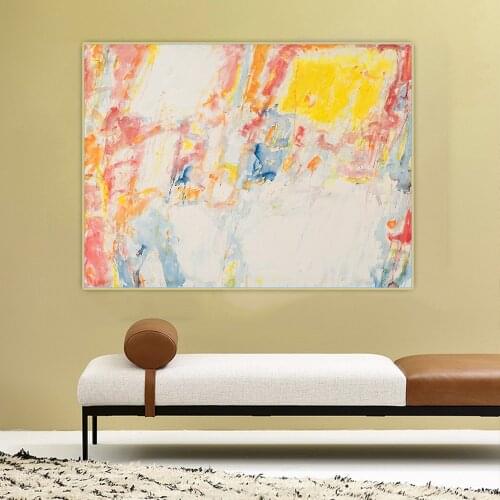 Citon Sam Francis《Rapid, luid, Indivisible Vision》Canvas Art Oil Painting Abstract Wall Decor Background Modern Home Decoration