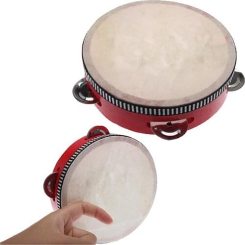 Infant Baby Kids Beat Instrument Hand Drum Toys Children Fun Mini Hand Drum Kids Early Educational Musical Instrument 2 Colors