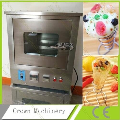 Electric 110V 220V10pcs pizza per time capacity Rotary Pizza cone oven machine