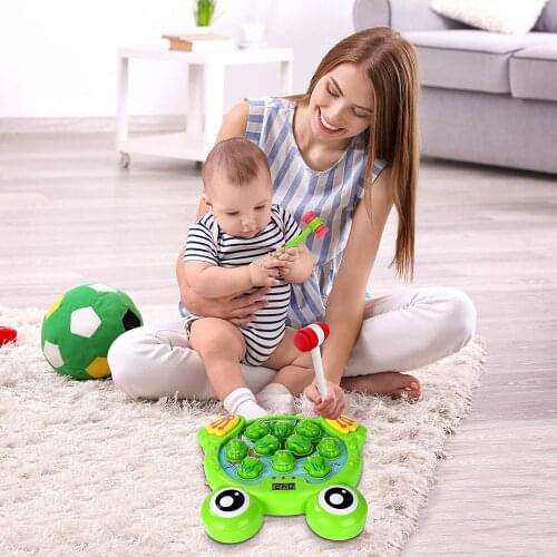 Interactive Whack A Frogs Game Early Developmental Toy Fun Gift For Age 2,3, 4, 5, 6 Years Old Kids, Boys, Girls,Baby Toys