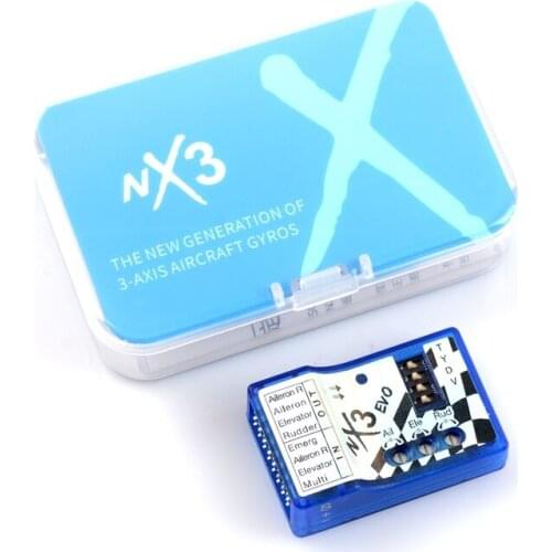 NX3 EVO Flight Controller Stabilizer Autobalance FC for RC Fixed-wing Aircraft Airplane V-tail FPV Racing Drone