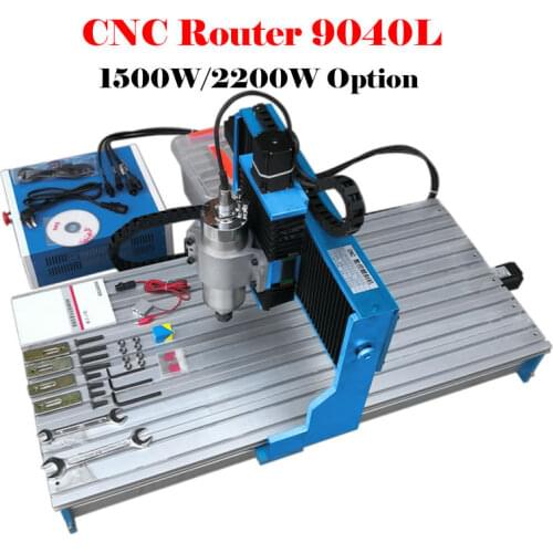 DIY Linear Guideway CNC 9014 Router 900x400mm 4Axis USB Port Metal Engraver Milling Carving Machine for Woodworking Cutting Kit
