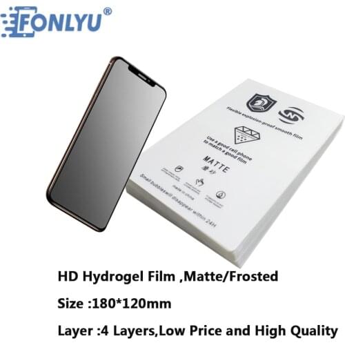 FONLYU Matte Hydrogel Film Compatible For Screen Protector Film Cutting Machine Phone Repair Tools Set 60pcs Free Shipping