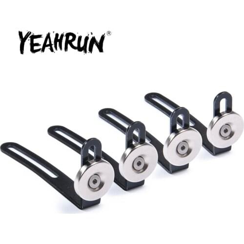 YEAHRUN Metal Stealth Magnet Invisible Body Post Mount Car Shell Column for Axial SCX10 1/10 RC Crawler Car Upgrade Accessories