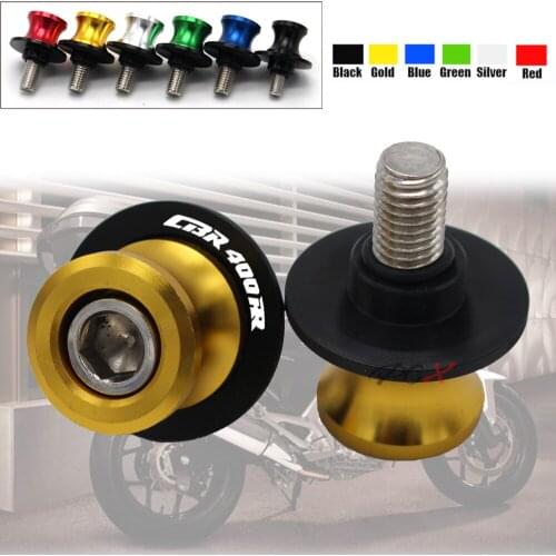 Motorcycle Accessories CNC Aluminum M8 Swingarm Spools Slider Stand Screw For Honda CBR 400RR CBR400RR 1990-1994