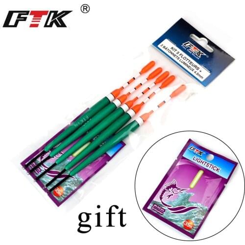FTK Fishing Float 5Pcs/Lot Barguzinsky Fir Bobber Length 18-21.3CM Float 2g 3g 4g 5g FishFloat For Carp Fishing Tackle