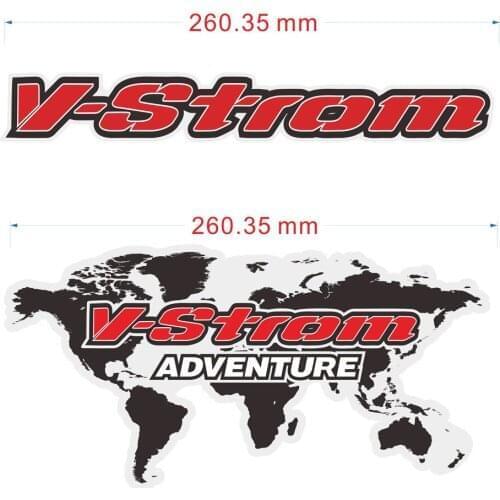 V-STROM DL 1000 650 250 1050XT For Suzuki Motorcycle Stickers V STROM Emblem Windshield Luggage Aluminium Cases 2018 2019 2020