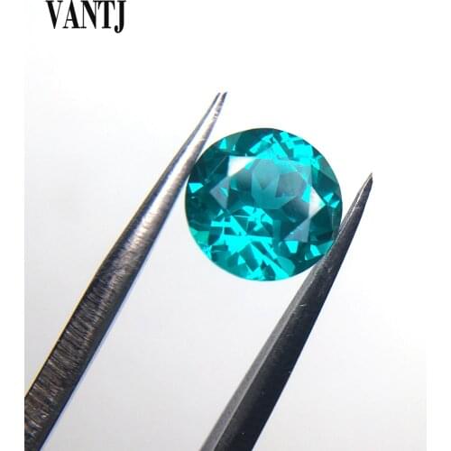VANTJ Yttrium Aluminium Garnet YAG Loose Gemstone Created Tourmaline Paraiba Diy for Silver Gold Women Jewelry Party Gift