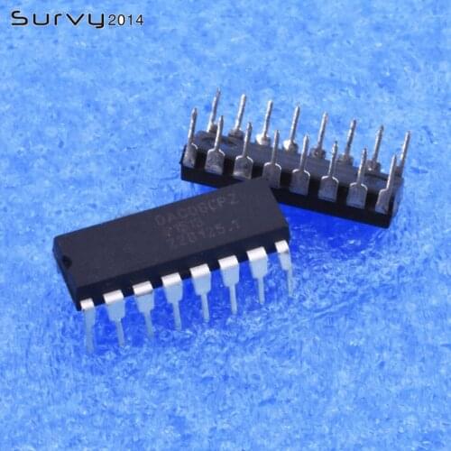 1/5PCS DAC08CPZ DAC08 16-PIN 8 Bit Parallel Dac 11.8Msps IC US diy electronics