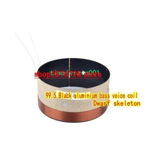 1pcs 99.5mm 8Ω Round wire speaker bass voice coil BASV Black aluminum Woofer