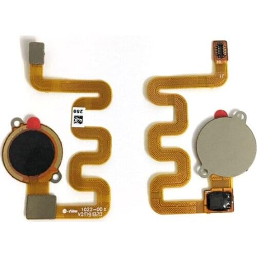 10pcs For Xiaomi Mi A2 Lite Redmi 6 Pro Touch ID Fingerprint Sensor Flex Home Button Flex Cable